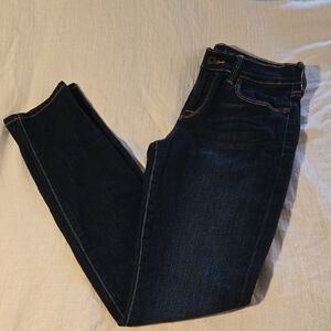 Lucky Brand Dark Indigo Skinny Jeans, Size‎ 0/25